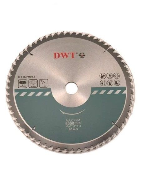 Пильный диск по дереву DWT DTTSP0012 300x3.0x30/25.4/20x60T,CS50+YG8