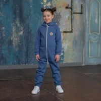 Комбинезон подростковый с капюшоном "Голубика"