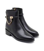 Кожаные ботильоны Michael Kors - черный(40F3HAME5L)