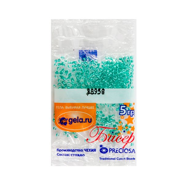 Бисер Preciosa 10/0, 50 г (10 шт по 5 г), цв.38958
