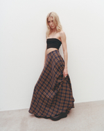 A-line Skirt Dark-Blue