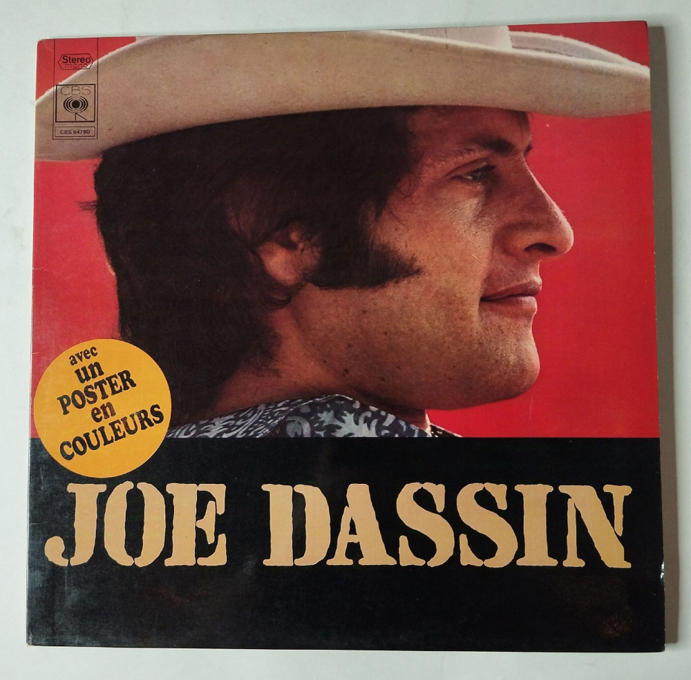 Винтажная виниловая пластинка LP Joe Dassin (UK 1971) (Poster)