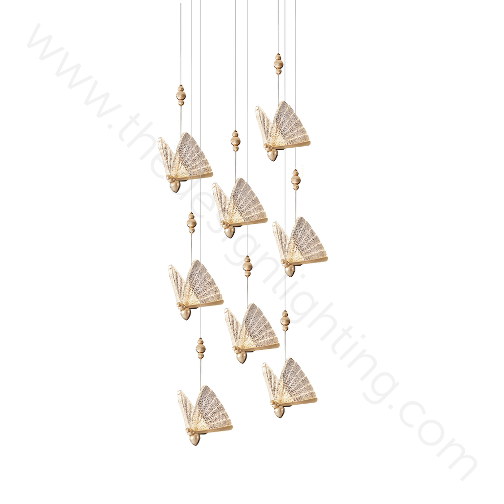 Pendant design lamp  butterfly ( 8 )