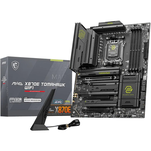 Материнская плата MSI MAG X870E TOMAHAWK WIFI (AM5/AMD X870E/4xDDR5/3xPCI-Ex16/PCI-Ex1/M.2/SB/Wi-Fi/BT/GLAN/HDMI/DP/ATX)