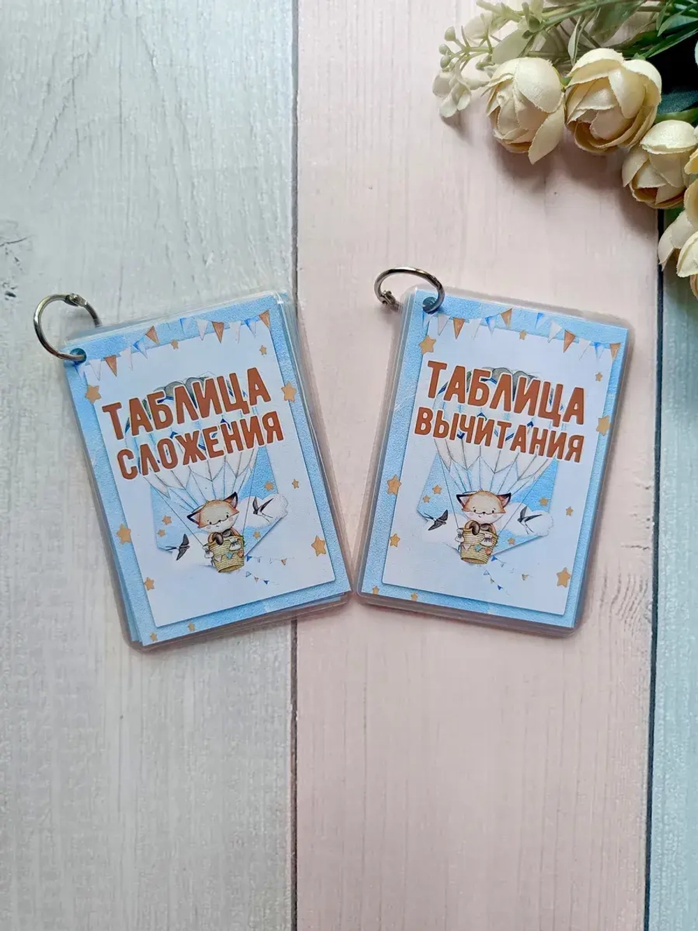 Обучающие карточки "Сложение" и "Вычитание"