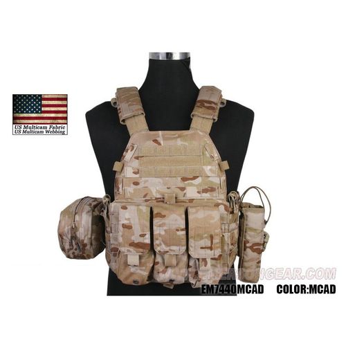 Тактический жилет с 3-мя подсумками EmersonGear LBT6094A style Plate Carrier w 3 pouches