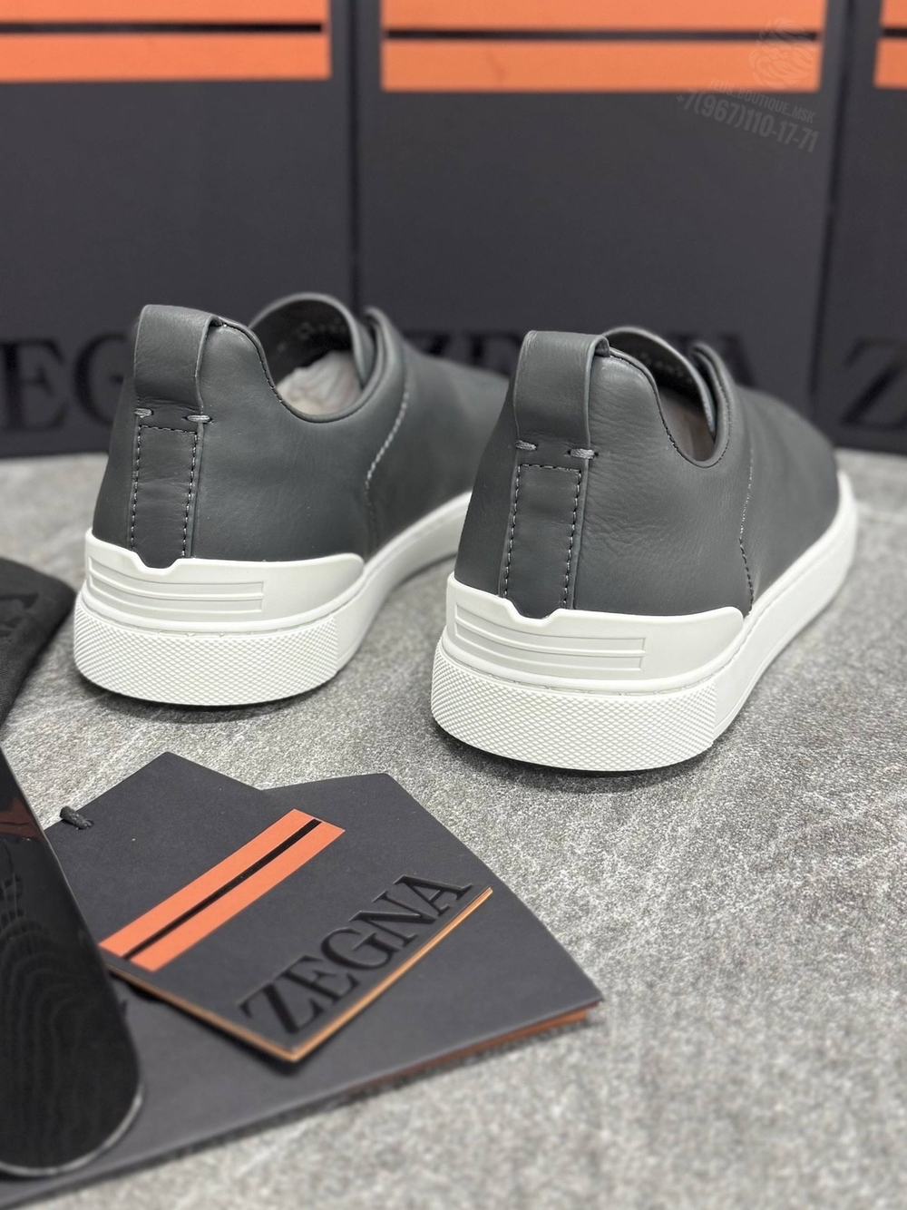 Кеды Zegna Triple Stitch