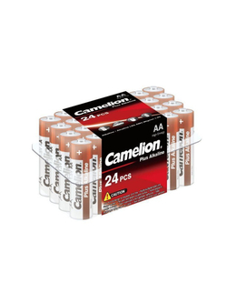 Элемент питания алкалиновый AA/LR6 1.5В Plus Alkaline LR6-PB24 (уп.24шт) Camelion 6752