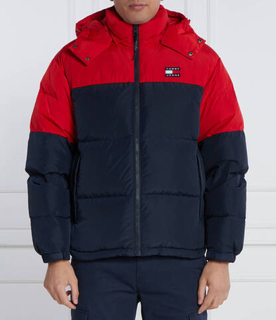 Пуховая куртка ALASKA colorblock Tommy Jeans - темно-синий(DM0DM17482)