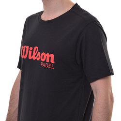 Мужская теннисная футболка Wilson Graphic T-Shirt - черный