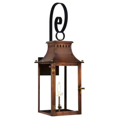 Настенный светильник Visual Comfort Market Street 16" Top Scroll Wall Lantern