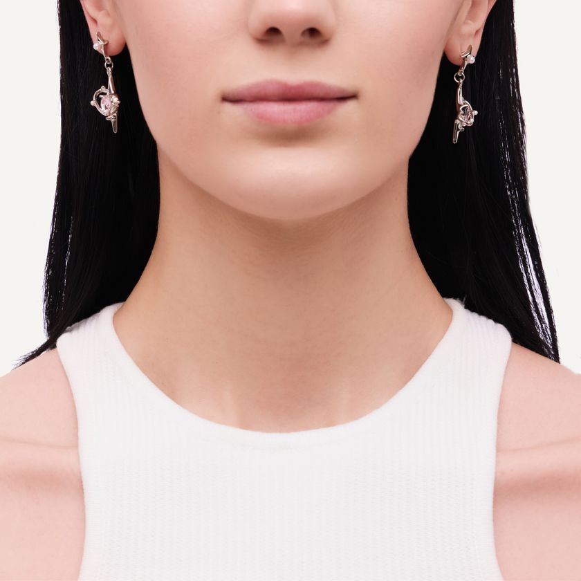 Серьги Космическая Любовь – Розовые