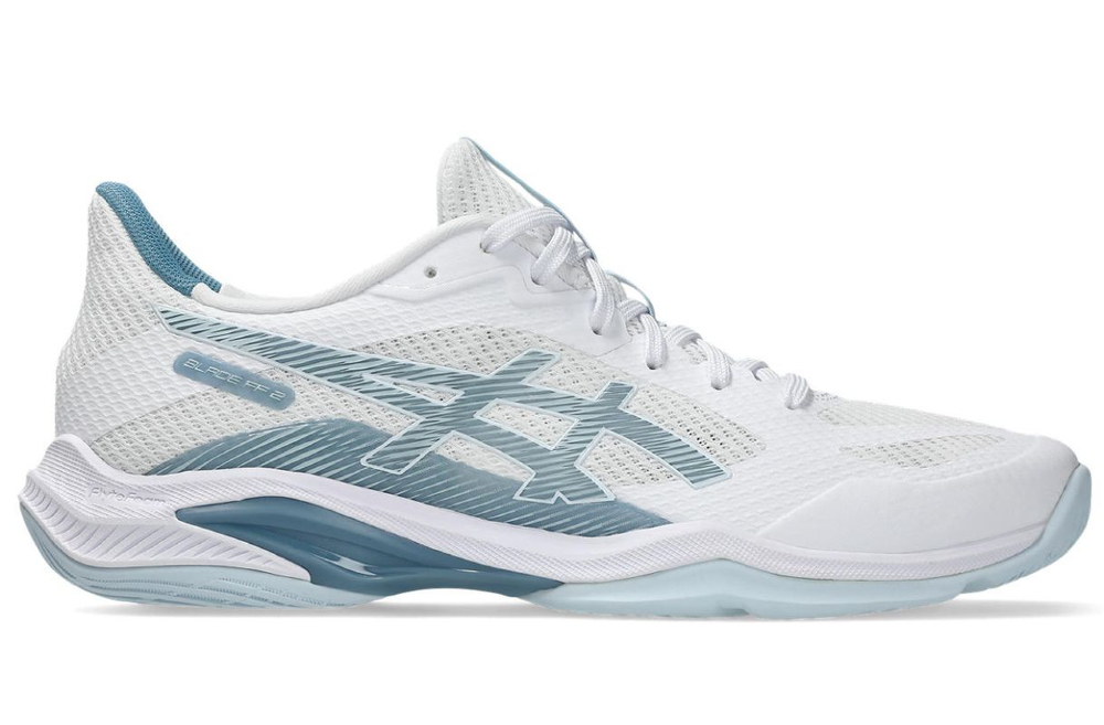 Мужские кроссовки для бадминтона/сквоша Asics Blade FF 2 - white/cool grey