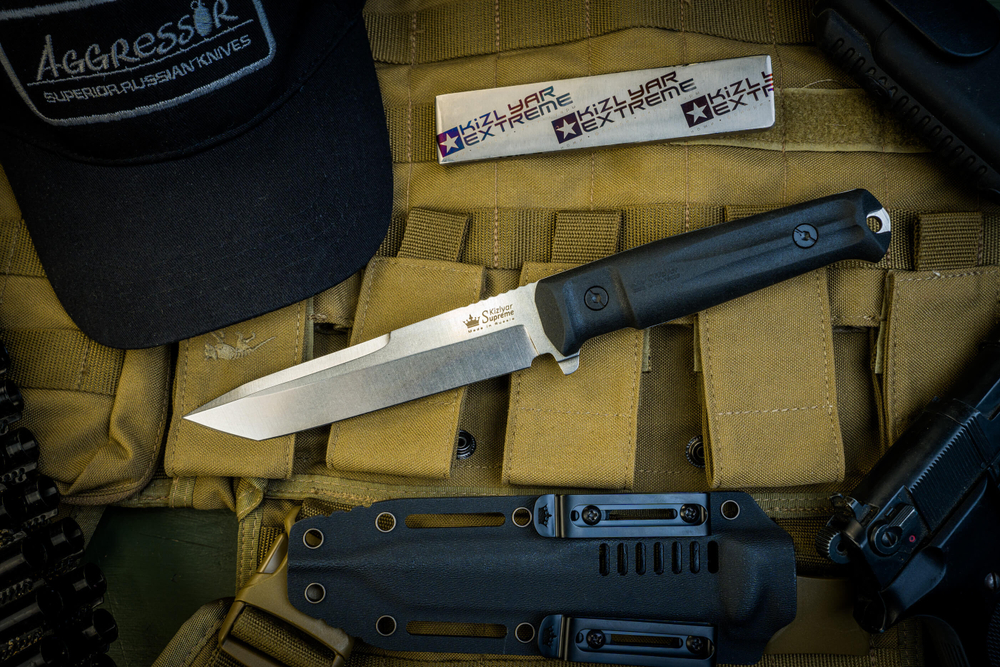 Тактический нож Aggressor AUS-10Co (Cryo) Stonewash