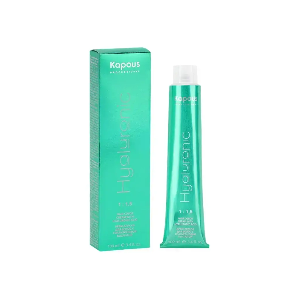 KAPOUS Крем-краска для волос с гиалуроновой кислотой, 9.2 Очень светлый блондин фиолетовый, HY 100 мл