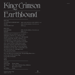 King Crimson — Earthbound (LP)