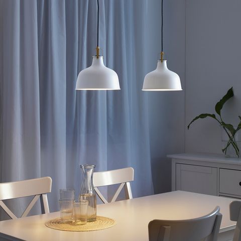 Подвесной светильник IKEA RANARP (РАНАРП), Кремовый, 23 см