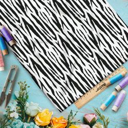 Ткань габардин мелкая зебра