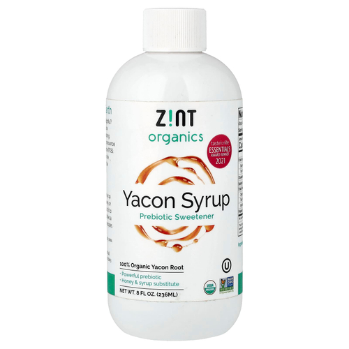 Zint, Organics, сироп из якона, подсластитель с пребиотиками, 236 мл (8 жидк. унций)
