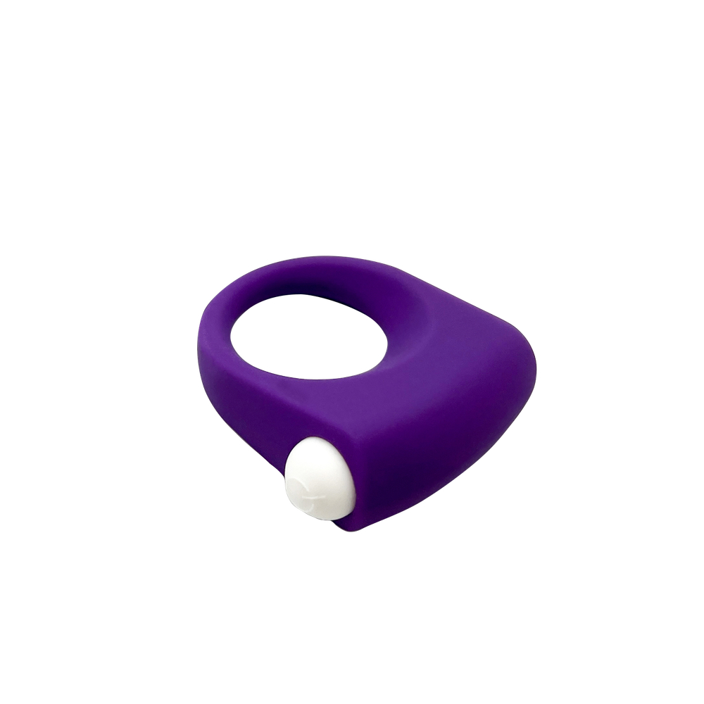 Эрекционное кольцо Puggle Vibrating Ring with Bullet Purple 33673AL