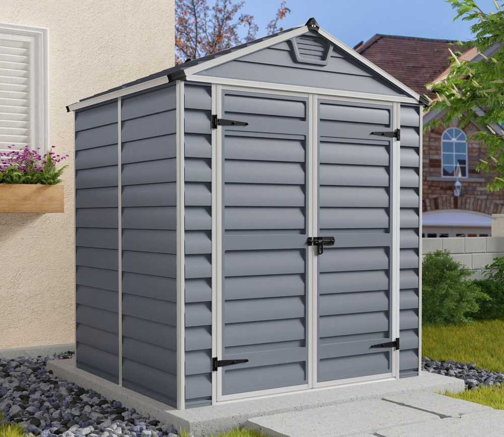 Сарай из поликарбоната Palram SkyLight 6x5 grey
