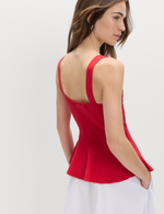 Вязаная блузка с ребристым воротником в форме сердца - Marks & Spencer