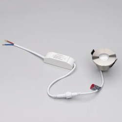 Светильник MS-GLORY-BUILT-R54-5W Warm3000 (NI, 38 deg, 230V) (Arlight, IP54 Металл, 5 лет) 047289