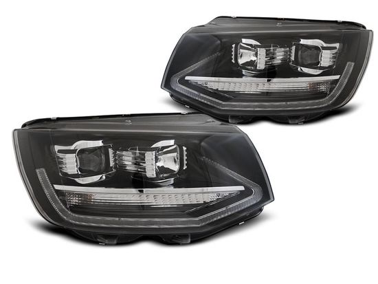 Передние фары BLACK LED TRU DRL для Volkswagen T6