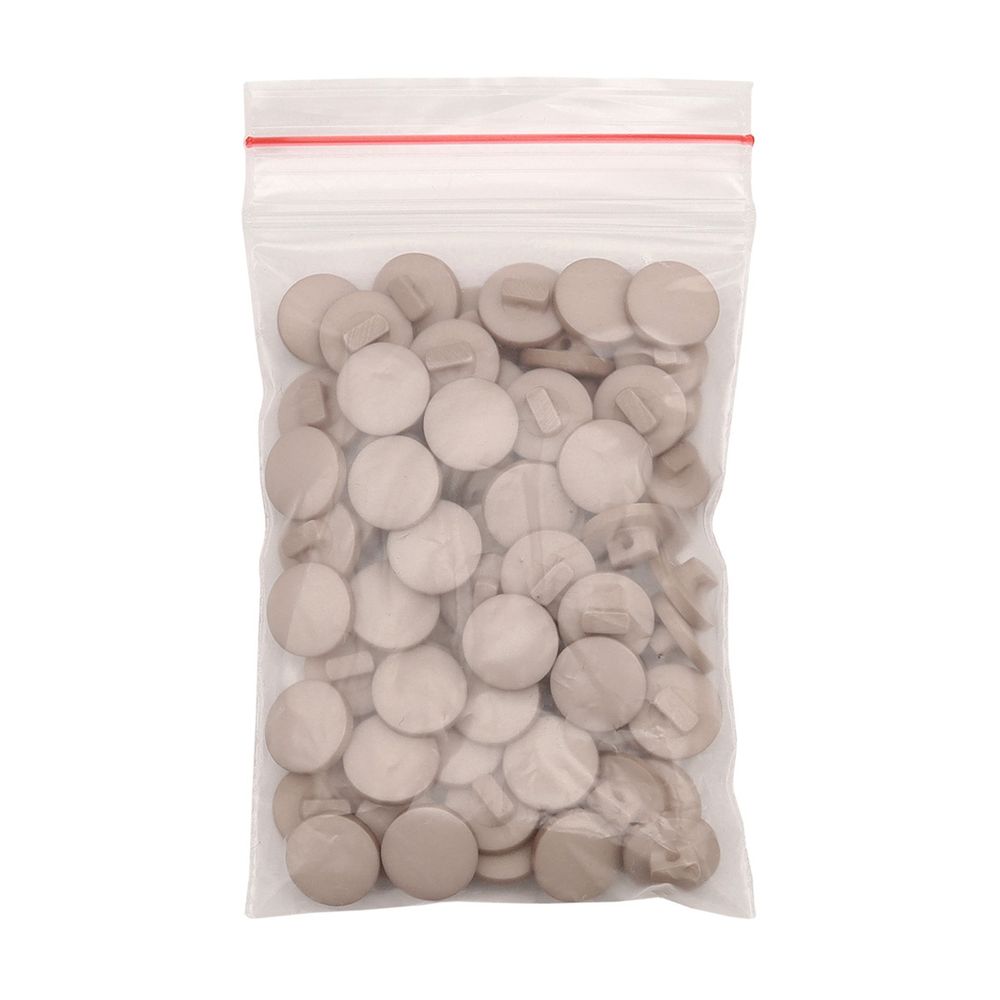 Пуговицы на ножке 18L=11 мм, пластик (Beige (бежевый)), NE68, 72 шт