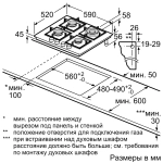 Газовая варочная панель Bosch PNP6B2O93R