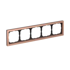 Рамка металлическая на 5 постов Systeme Electric ArtGallery Pure Медь GAL312505
