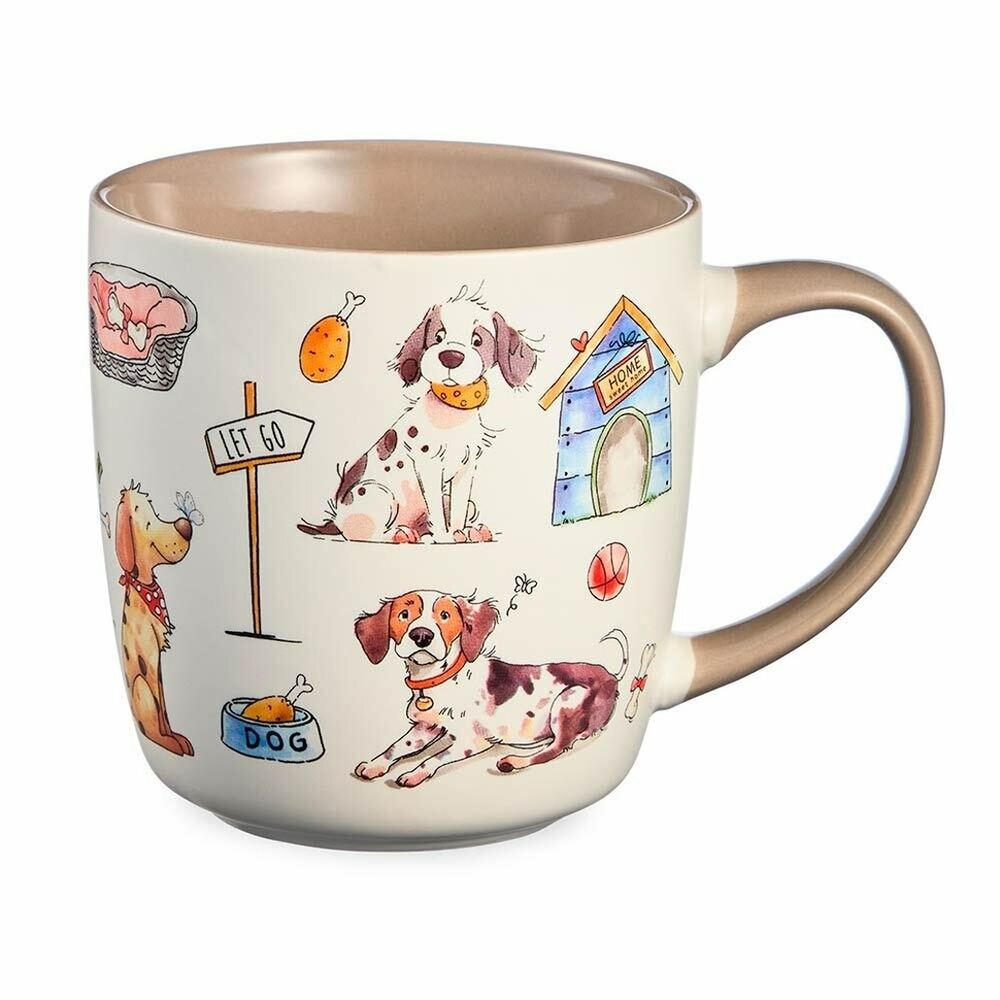 Кружка 400мл Dogs 9,0*5,6*9,3см, 260-1022