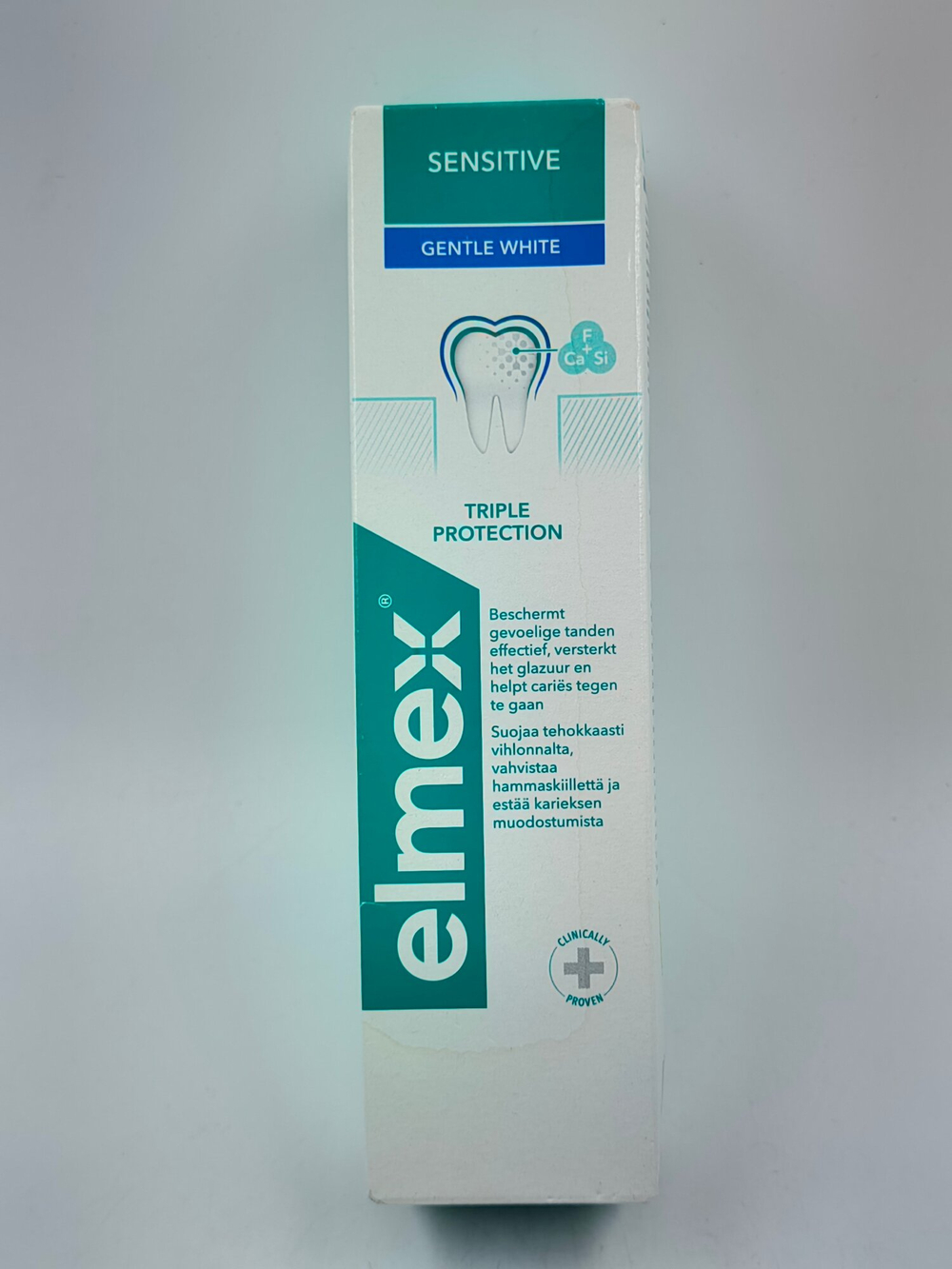 Зубная паста Elmex Sensitive Gentle White Triple Protection тройная защита для чувствительных зубов с фтором, 75 мл