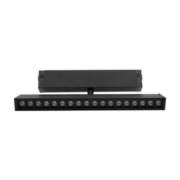 Умный магнитный светодиодный трековый светильник 18W 2700К-6000К APL.0202.00.18 чёрный Magnetic track 220 Aployt