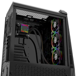 Жидкостное охлаждение Alseye H360, 3х120мм, 800~2000rpm, 4-pin, Al, черный/RGB, 3 секции, 45.2CFM, 35.2дБ, INTEL 1200/115x/775/2066/2011/1366, AMD AM5/AM4/AM3(+)/AM2(+)FM1 (AS.02.02.0023)