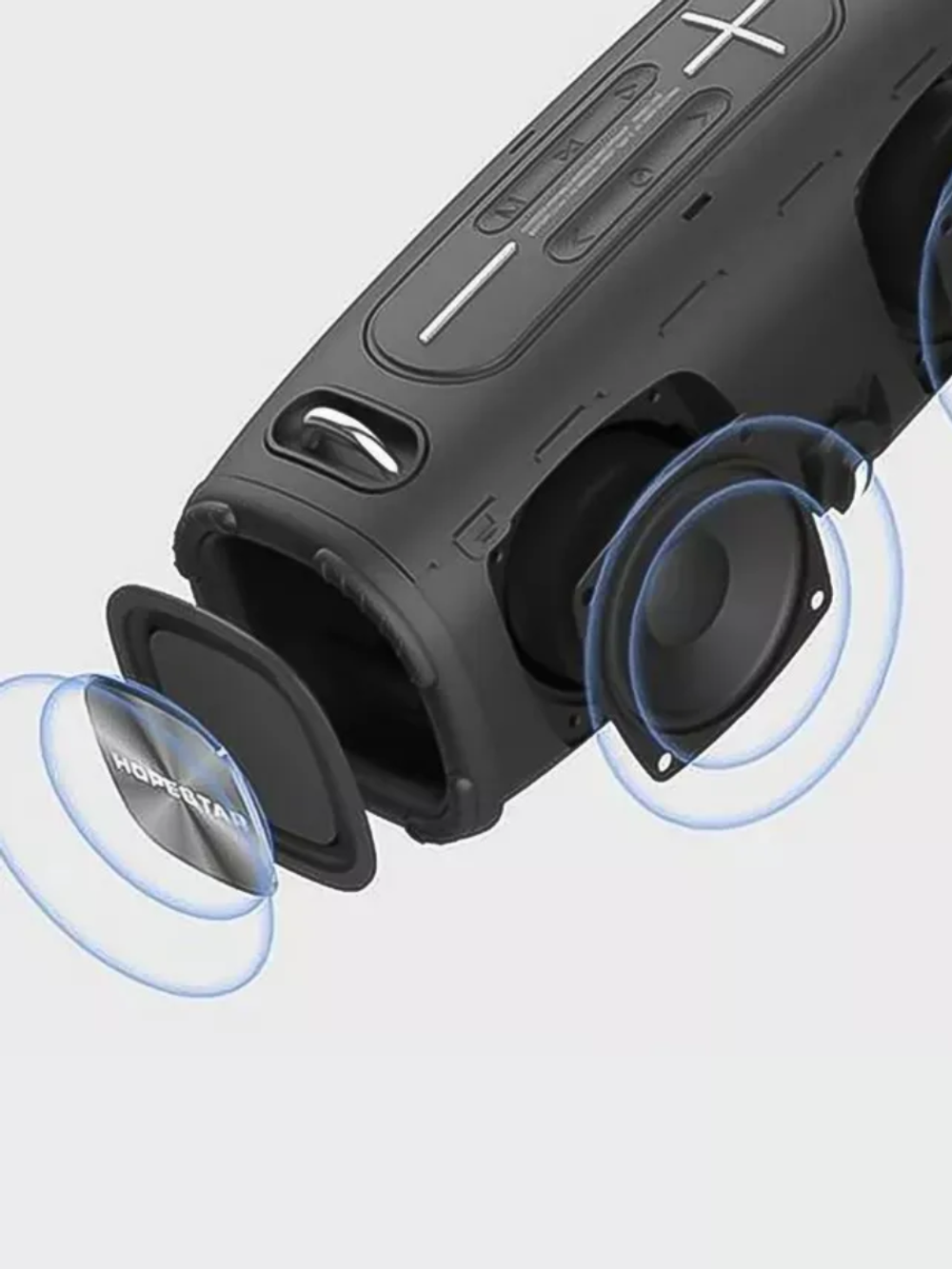 Портативная блютуз беспроводная колонка Hopestar H50 20w, активный бас