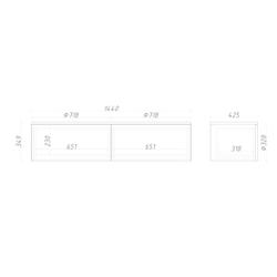 Тумба подвесная ML062