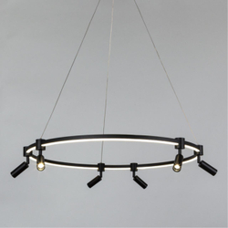 Люстра Arte Lamp Ring A2186SP-1BK