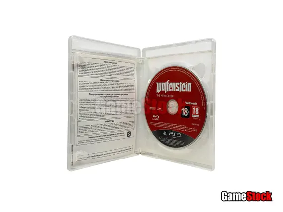 PS3 Wolfenstein: The New Order (Б/У, Русские субтитры, BLES-01909)