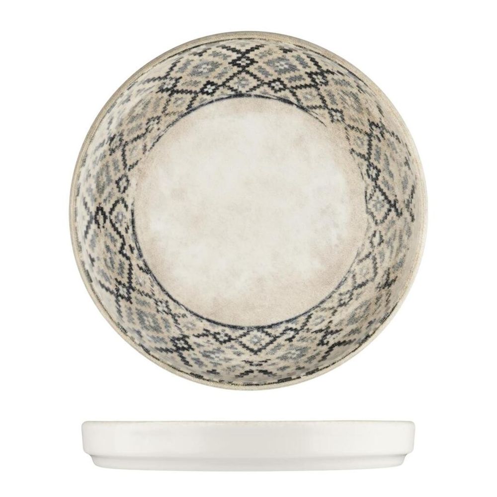 Тарелка с бортом d 19 см h2,3 см Rug By Bone Innovation [6]
