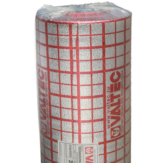 Подложка для теплого пола Valtec рулонная 30 м2 (1,2x25 м) без теплоизоляции VT.HS.FP.0312
