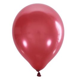 Воздушные шары 12"/30см Металлик CHERRY RED 25шт