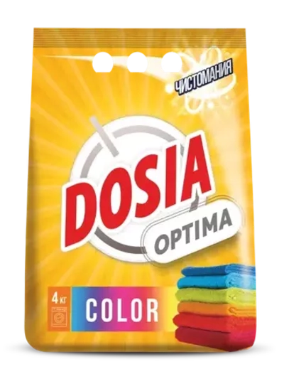 DOSIA Optima 4кг  COLOR  порошок д/стирки  (4 шт. кор.)