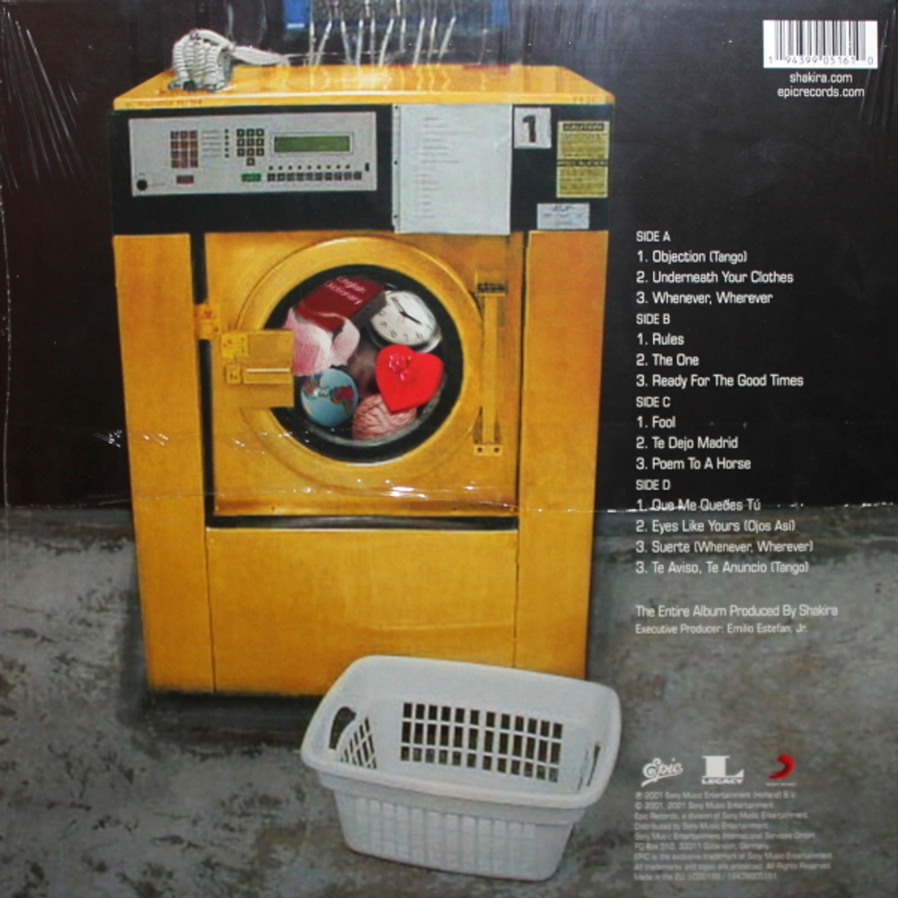 Shakira / Laundry Service (20th Anniversary Edition)(Coloured Vinyl)(2LP)