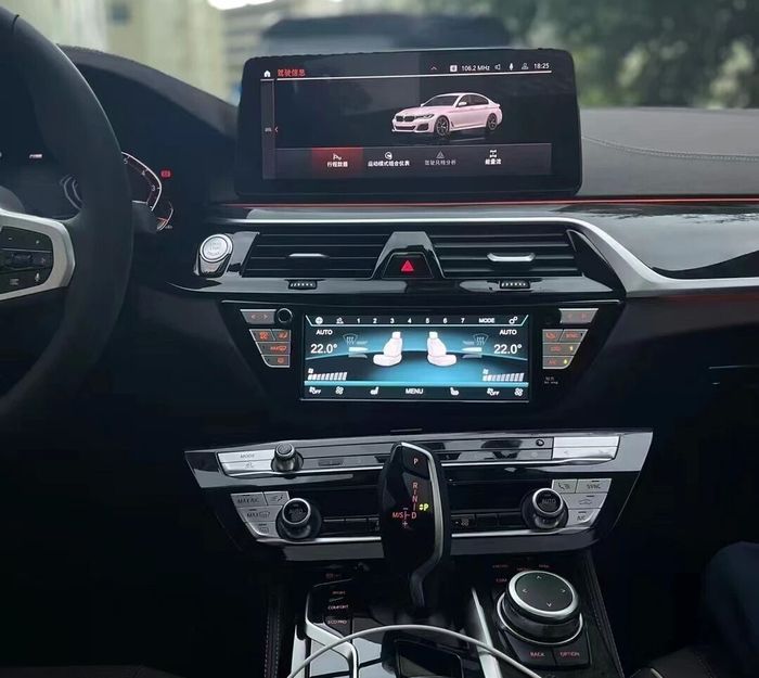 Сенсорная панель климата BMW X4 G02 2017-2023 - Kuberg ZF-2025-G02 c LCD (ЖК) экраном 8.8"