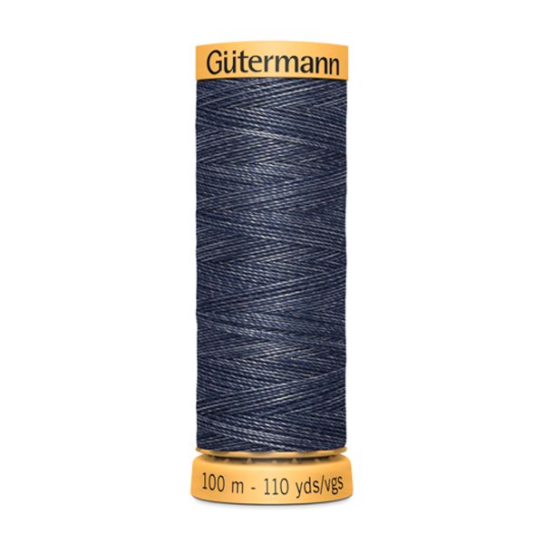 Нитки для штопки джинсов Gutermann Jeans (100 метров), 5 кат. | 5397 джинсовый