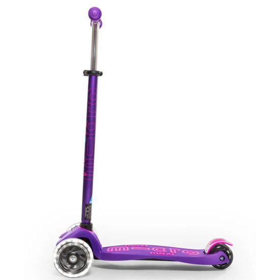 Самокат Maxi Micro Deluxe LED Purple