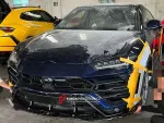 Губа и крылья из кованого карбона для Lamborghini Urus 2018+ Ламборгини Урус
