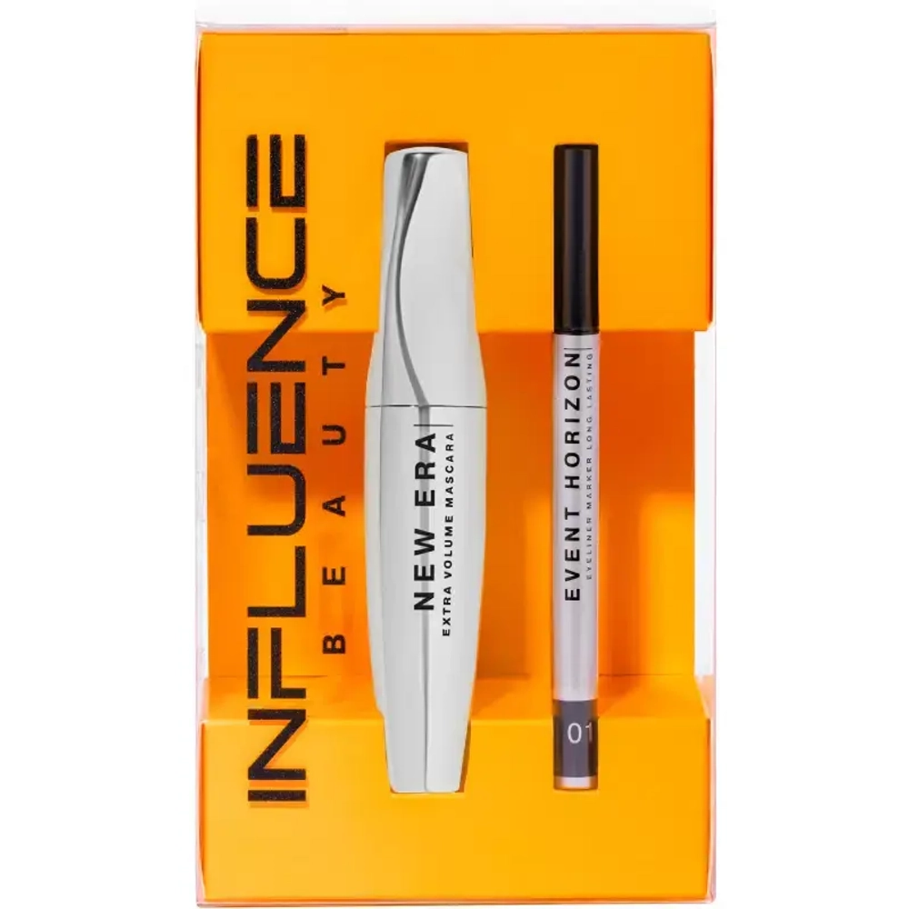 INFLUENCE beauty Подарочный набор тушь New Era + подводка для глаз Event Horizon