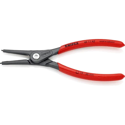 Прецизионные щипцы для стопорных колец черненая 180 мм Knipex 49 11 A2 SB